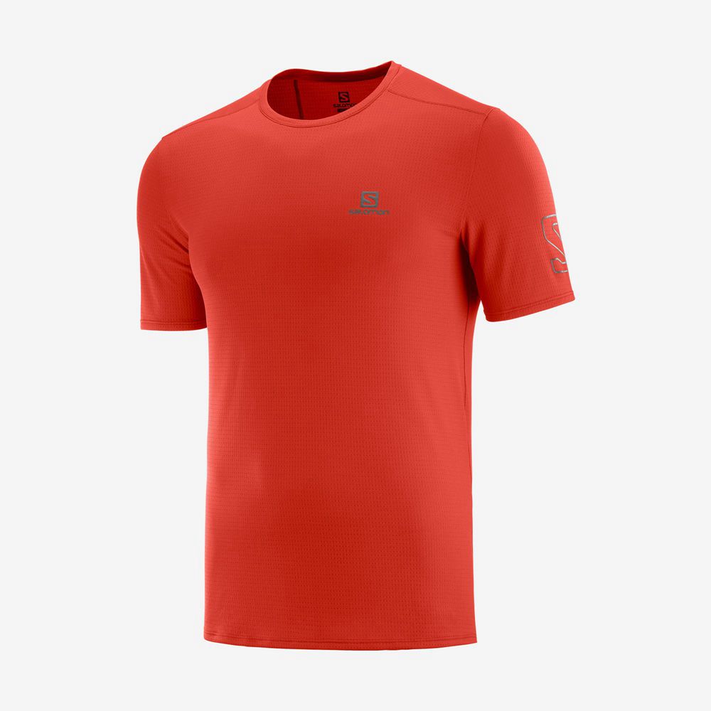 T-Shirts Salomon Homme Orange - Salomon XA TRAIL - France (5376-AVYNK)